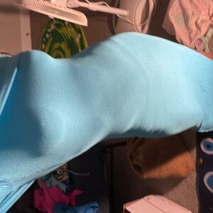 Blue left leg slit Fashion Nova Dress